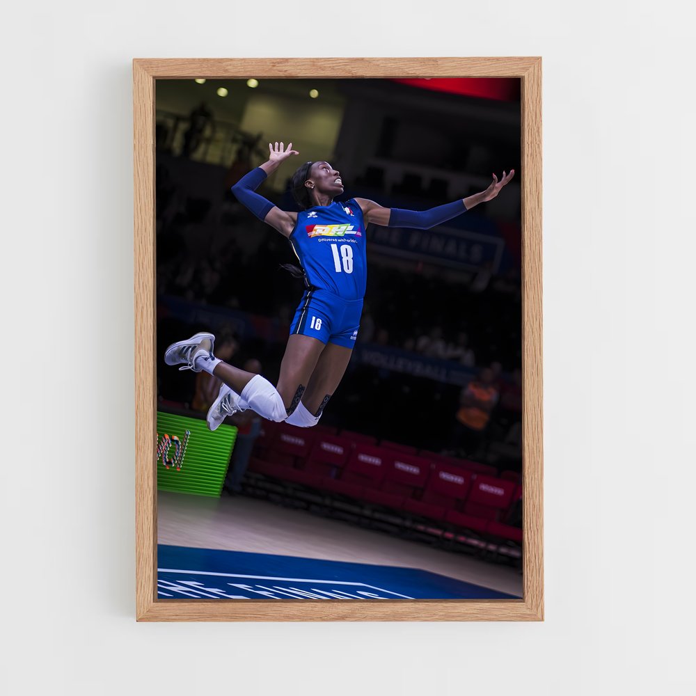 Poster Saut de Paola – affiche Volleyball (vue 4)